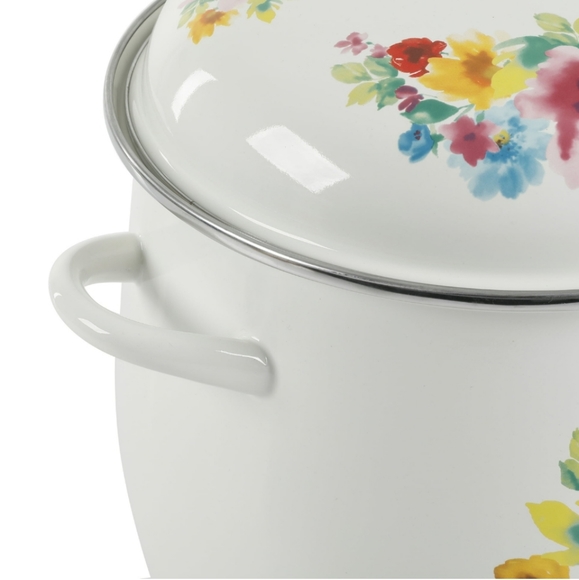 ❤️ New Pioneer Woman Breezy Blossom 12 Qt Stock Pot - Picture 3 of 7